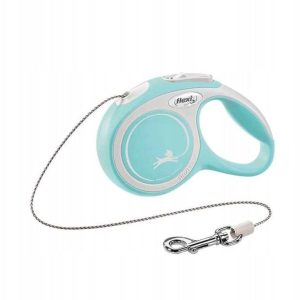 Flexi Smycz New Comfort M linka 8m 20kg Jasny nieb - 1 zdjęcie