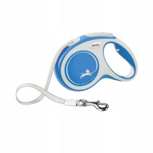 Flexi Smycz New Comfort M taśma 5m/ 25kg niebieska - 1 zdjęcie