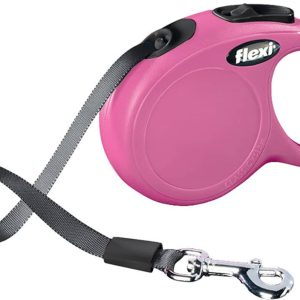 Flexi Smycz taśma Classic, różowa, XS, 12 kg - 1 zdjęcie