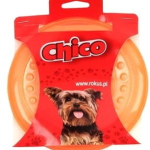 Frisbee Chico Chico Zabawka gumowa pomarańczowe dla psów 15,5cm - 1 zdjęcie
