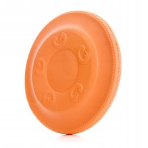 Frisbee Zabawka 22 cm pomarańczowa mocna - 1 zdjęcie