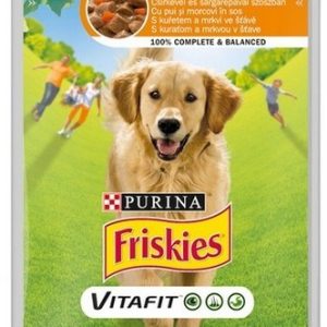 Friskies Dog Adult Kurczak I Marchewka W Sosie Saszetka 100G - 1 zdjęcie