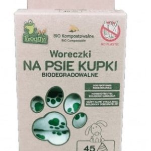 FROGGY (naczynia, sztućce, worki na odpady) WORKI NA PSIE ODCHODY (KOMPOSTOWALNE I BIODEGRADOW - 1 zdjęcie