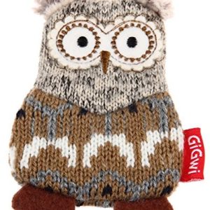 GiGwi gigwi psy do zabawy Plush Friendz z wymiennym quietscher i słodkim motywem zwierzęcia, sowa - 1 zdjęcie