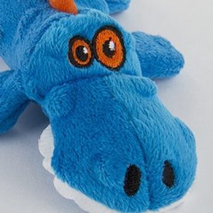 Go Dog Just for me Gator with CHEW Guard Technology Tough Plush Dog Toy, niebieski, niebieski - 1 zdjęcie
