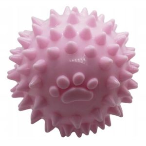 gumowa piłka z kolcami - wielkość 6 cm - 1 zdjęcie