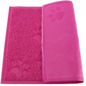 gumowa podkładka / mata pod miski - 40x30 cm - 1 zdjęcie