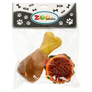 Gumowe zabawki dla psa piszczące komplet - 1 zdjęcie