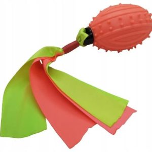 gumowy gryzak jajo z piszczałką - wielkość 28 cm - 1 zdjęcie