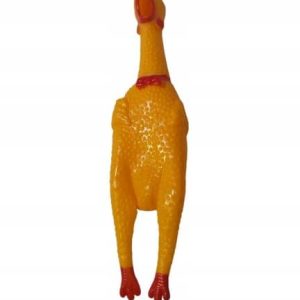 gumowy gryzak kurczak z piszczałką wielkość 30cm - 1 zdjęcie