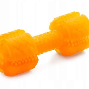 Hantel dentalny z kolcami Pomarańczowy, wytrzymały - 1 zdjęcie