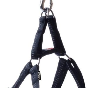 Happet Szelki Soft Style czarne odblaskowe S 1.0cm - 1 zdjęcie