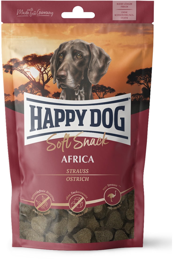 HAPPY DOG Happy Dog Soft Snack Africa 100g - 1 zdjęcie
