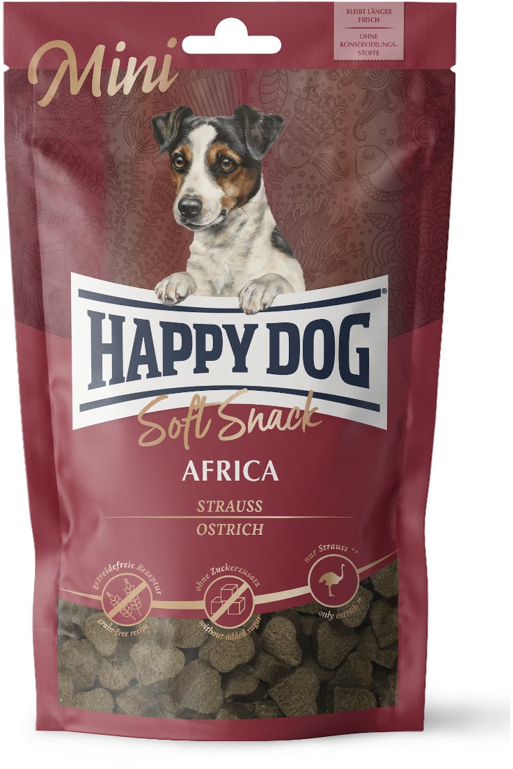 HAPPY DOG Happy Dog Soft Snack Mini Africa 100g - 1 zdjęcie