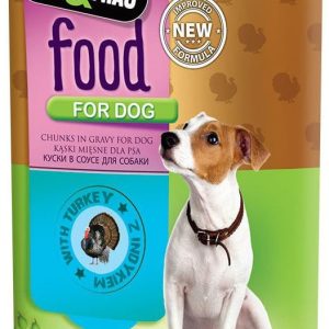 Hau&Miau Hau&Miau Food for DOG indyk 410g - 1 zdjęcie