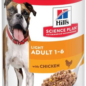 Hills Canine Adult Light Chicken Puszka 370g - 1 zdjęcie