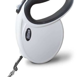 Hilton Smart Dog - Smycz automatyczna 4m dla psa do 20kg biała - 1 zdjęcie
