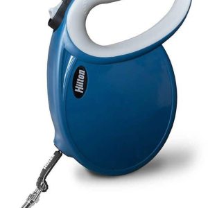 Hilton Smart Dog - Smycz automatyczna 5m dla psa do 30kg niebieska - 1 zdjęcie