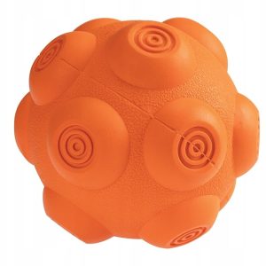 HipHop Gumowa piszcząca piłka z wypustkami 9,5 cm - 1 zdjęcie