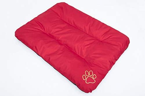 Hobbydog ECOCZE6 legowisko dla psa łóżko spoczynkowe materac dla psa poduszka dla psa mata dla psa ECO miejsce do spania (3 różne rozmiary), xl, czerwony R2 ECOCZE6 - 1 zdjęcie
