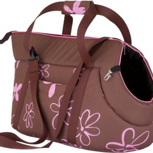 HOBBYDOG HOBBYDOG R2 TORBA BRĄZ W KWIATY - 1 zdjęcie