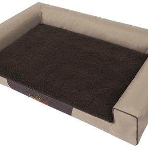 Hobbydog Legowisko Victoria Exclusive beżowe z brązowym materacem r XXL VIEBZB4 XXL VIEBZB4 - 1 zdjęcie