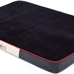 Hobbydog MATERAC PREMIUM CZARNY SZTRUKS Z CZARNĄ EKO SKÓRĄ XL - 1 zdjęcie