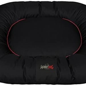 Hobbydog most Comfort pocccl3 łóżko dla psa Ruhe miejsca psy materac poduszka dla psa hundematte miejsce do spania (4 różne rozmiary), l, czarny - 1 zdjęcie