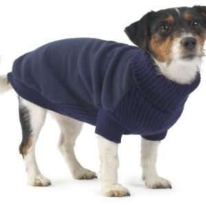 House Of Paws House of Paws psy swetry, wykonana z Fleece i robienia na drutach, rozmiar L, kolor niebieski morski - 1 zdjęcie