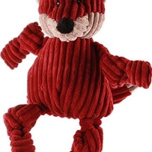 Hugglehounds hugglehounds plusz Cord wytrzymałe knotties zabawka dla dzieci Fox zabawka dla dzieci, mały - 1 zdjęcie
