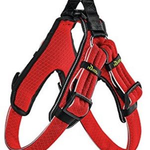 Hunter Manoa Vario Quick Light, uprząż dla psa z tkaniny siateczkowej, m, czerwony - 1 zdjęcie