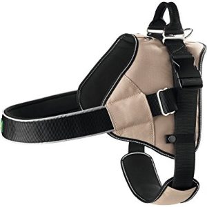 Hunter Neopren Expert uprząż dla psa, nylon/neopren, czarny/beżowy - 1 zdjęcie