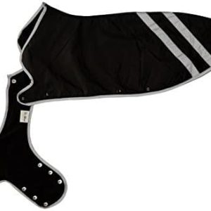 Hunter psy płaszcz Safety z paskami odblaskowymi, czarny, 38 CM, czarny - 1 zdjęcie