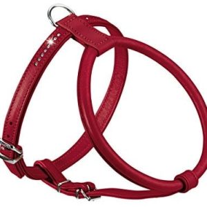 Hunter Round & Soft Petit luksusowy Elk zastawa stołowa na 65/8 łoś skórzana Chili - 1 zdjęcie