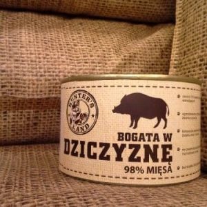 Hunter''s land HUNTER''S LAND Bogata w DZICZYZNĘ 98% mięsa 410g 5902581901491 - 1 zdjęcie
