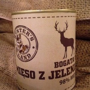 Hunter''s land HUNTER''S LAND Bogata w mięso JELENIA 98% mięsa 850g 5902581901453 - 1 zdjęcie