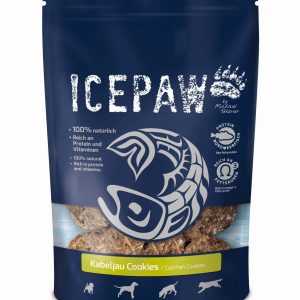 Icepaw ICEPAW Kabeljau Cookies  ciasteczka z dorsza (100g) 4260321915971 - 1 zdjęcie