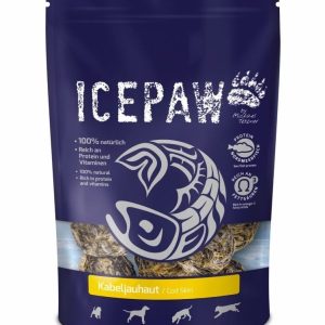 Icepaw ICEPAW Kabeljauhaut  przysmaki ze skóry dorsza (100g) 4260321915926 - 1 zdjęcie