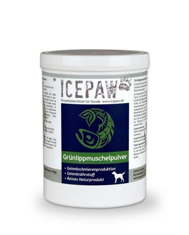 ICEPAW ICEPAW omułek zielonowargowy dla psów 500 g - wspomagający leczenie schorzeń i chorób stawów - 1 zdjęcie