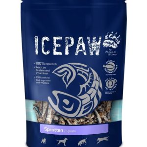 Icepaw ICEPAW suszone szprotki - przysmak dla psów i kotów 250 g 4260321910198 - 1 zdjęcie