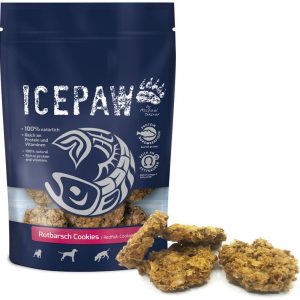 ICEPAW Rotbarsch Cookies - ciasteczka z karmazyna 100g - 1 zdjęcie