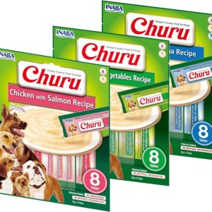 Inaba Inaba Churu Kremowy Przysmak dla Psa : Smak - Kurczak z tuńczykiem 8x20g - 1 zdjęcie