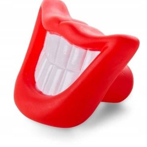 JK Animals Piłka gumowa Uśmiech piszcząca 13cm - 1 zdjęcie