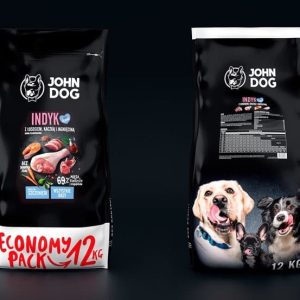 John Dog Indyk z łososiem, kaczką i jagnięciną 12 kg - 1 zdjęcie