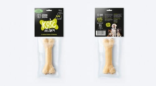 John Dog Kość do Żucia ze Strusiem 12cm - 1 zdjęcie