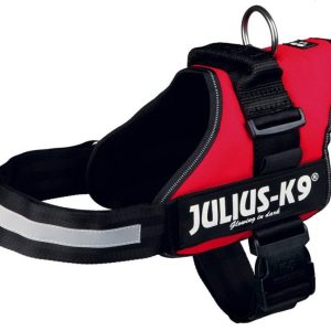 Julius K-9 Julius K-9 Szelki dla psa w kolorze czerwonym rozm. L 66-85cm  nr kat. 15043 - 1 zdjęcie