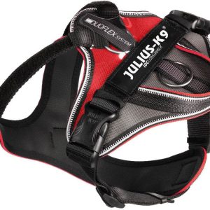 Julius-k9 Julius K9 ICD Longwalk Harness Red- szelki trekkingowe dla psa, czerwone-L JK9-7888 - 1 zdjęcie