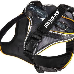 Julius-k9 Julius K9 Longwalk Harness Black- szelki trekkingowe dla psa, czarne-XL JK9-7884 - 1 zdjęcie
