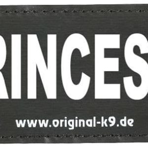 Julius-K9 Naszywka Julius K-9 "PRINCESS" 2 szt Mała wymiary dł x szer. 11 x 3 cm - 1 zdjęcie