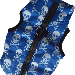 Kamizelka Dla Psa Kota Ubranko Czaszki Blue XL - 1 zdjęcie